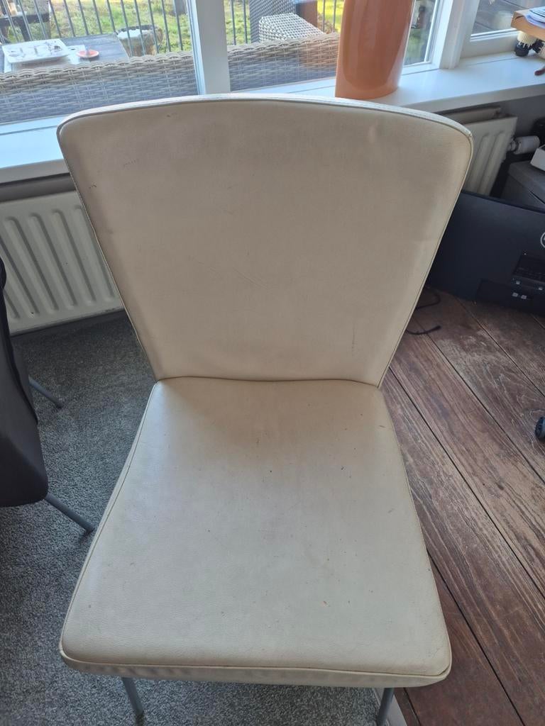 6 echt leren stoelen, Ophalen, Gebruikt