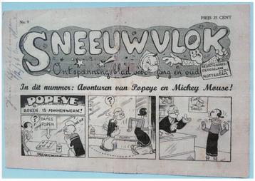 Sneeuwvlok 1945-1946-1947 GEVRAAGD  € 20.000 beloning beschikbaar voor biedingen