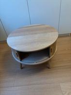 Houten bijzettafel met opbergruimte Xenos Uppsala, Ophalen, Minder dan 45 cm, Minder dan 55 cm, Rond