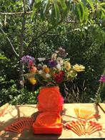 Borden en bestek - plastic - BBQ - oranje Cater Plate, Ophalen of Verzenden, Nieuw