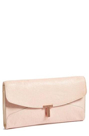 Ted Baker Clutch Maxi Clutch Calf Hair, leer met kaartje beschikbaar voor biedingen