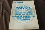 Yamaha YZ490 J 1982 motorcycle owner's / service manual, Ophalen of Verzenden, Yamaha