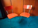 Keukenstoelen formica vintage, Ophalen, Twee, Metaal, Vintage