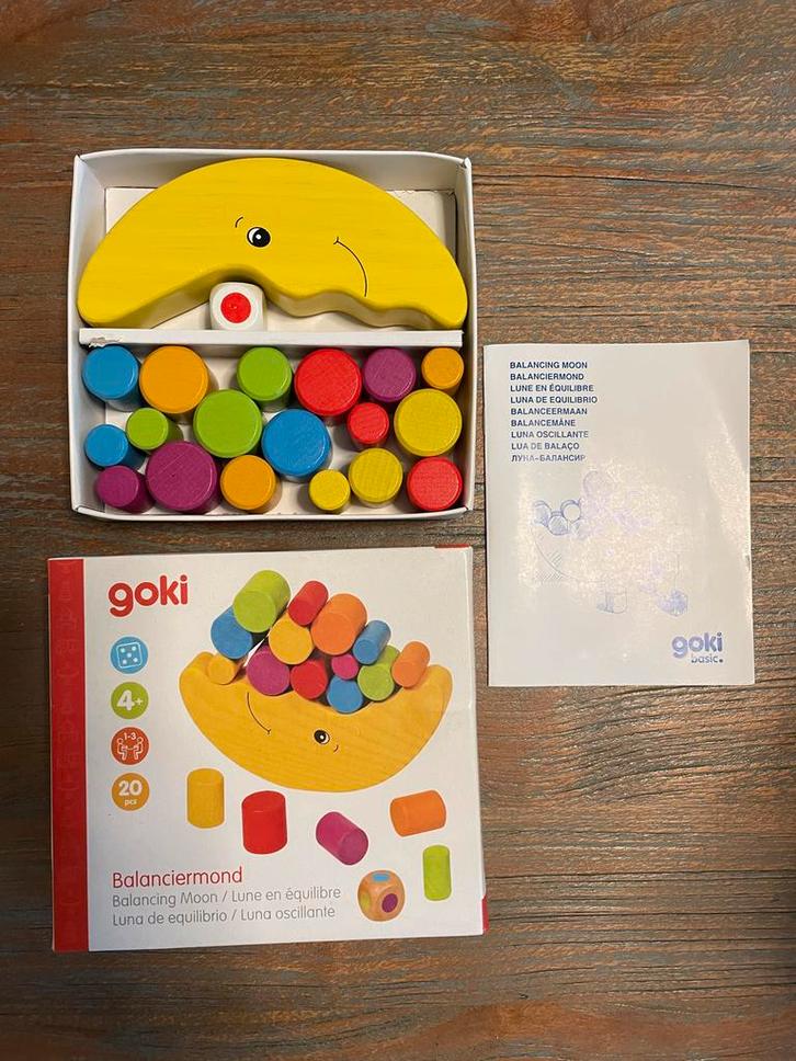 Goki Balancer Spel - Balanciermond, Kinderen en Baby's, Speelgoed | Educatief en Creatief, Zo goed als nieuw, Bouwen, Ophalen of Verzenden