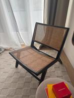 Rotan Zitstoel / Fauteuil, Huis en Inrichting, Ophalen, Zwart, Riet of Rotan, Zo goed als nieuw