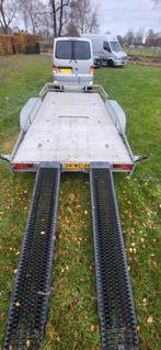 Machine/auto transport aanhangwagen, Ophalen of Verzenden, Gebruikt