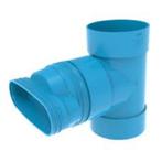 21x nieuw WAVIN T-stuk ventilatiesysteem, afzuiging PVC, Ophalen of Verzenden, Nieuw, Afzuiger