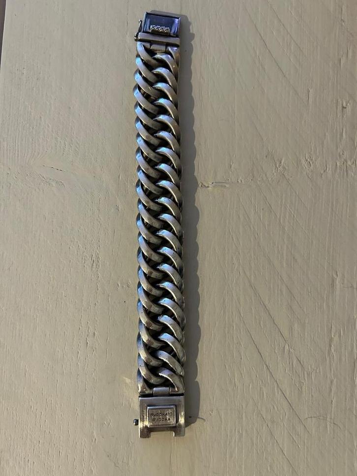 Buddha to Buddha Armband & Ring - Groot!, Sieraden, Tassen en Uiterlijk, Armbanden, Zo goed als nieuw, Zilver, Met bedels of kralen