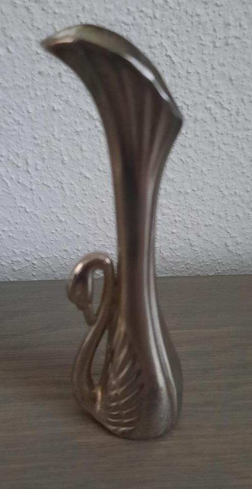 verzilverd vaasje in vorm van zwaan, Antiek en Kunst, Curiosa en Brocante, Ophalen of Verzenden