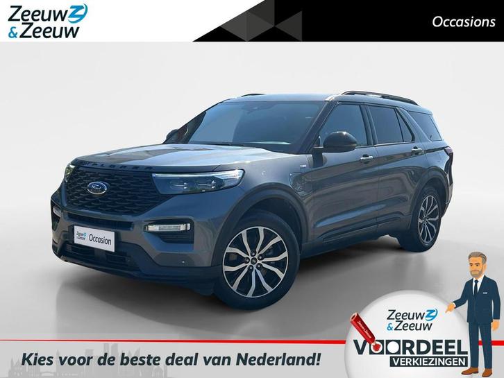 Ford Explorer 3.0 V6 EcoBoost PHEV ST-Line | Trekhaak | Zeer, Auto's, Ford, Bedrijf, Te koop, Explorer, 360° camera, 4x4, ABS