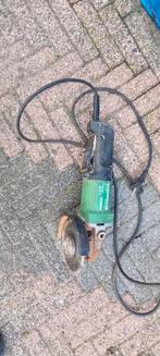 Hitachi slijptol, Doe-het-zelf en Verbouw, Gereedschap | Slijpmachines, Ophalen of Verzenden, Gebruikt, 1000 watt of meer, Haakse handslijpmachine