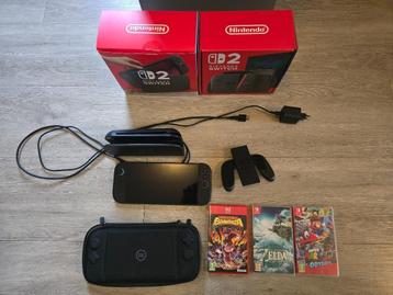 Nintendo Switch 2 + 3 games  beschikbaar voor biedingen