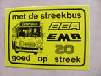EMA streekvervoer, met de streekbus, Ophalen of Verzenden, Nieuw, Bus of Metro, Overige typen