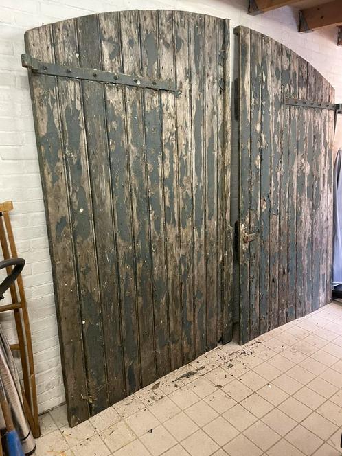 Boerderij deuren, Tuin en Terras, Schuttingen, Gebruikt, Hout, 2 meter of meer, Ophalen