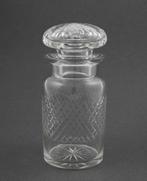 geslepen glazen stopfles, Wilhelmina ruit, Antiek en Kunst, Antiek | Glas en Kristal, Verzenden