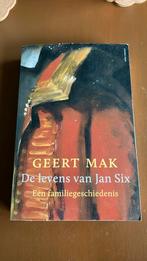 Geert Mak - De levens van Jan Six, Ophalen of Verzenden, Zo goed als nieuw, Geert Mak