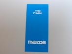 MZ 017 Mazda Prijslijst 1982 (Belgie), Ophalen of Verzenden, Zo goed als nieuw, Mazda