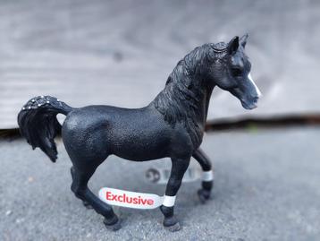 Schleich paard hengst Exclusieve kleur zwart beschikbaar voor biedingen