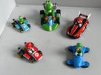 Super Mario in autootjes - 3 foto's, Verzamelen, Ophalen of Verzenden, Zo goed als nieuw