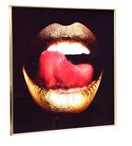PTMD glasplaat decoratie Melani - 'Lip with Tongue' goedkoop, Ophalen of Verzenden, Nieuw
