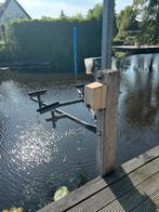 Bootlift met elektrische 12 volt lier met accu, Ophalen, Gebruikt