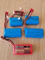 5 stuks 2s lipo Accu in goede staat, Hobby en Vrije tijd, Modelbouw | Radiografisch | Auto's, Ophalen of Verzenden, Gebruikt, Overige schalen