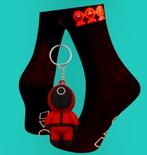 SQUID GAME SOKKEN + SLEUTELHANGER SQUID GAME, Ophalen of Verzenden, Nieuw