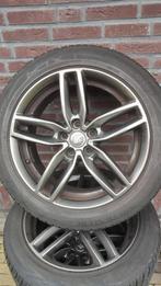 Set 18" Audi A6  winterbanden + Audi Alu velgen 225/50 R18, Ophalen