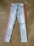 Skinny jeans met rode streep van True Spirit maat S, Douwenmaat 8-3 Meppel, Info@again.nu, Blauw, Ophalen of Verzenden