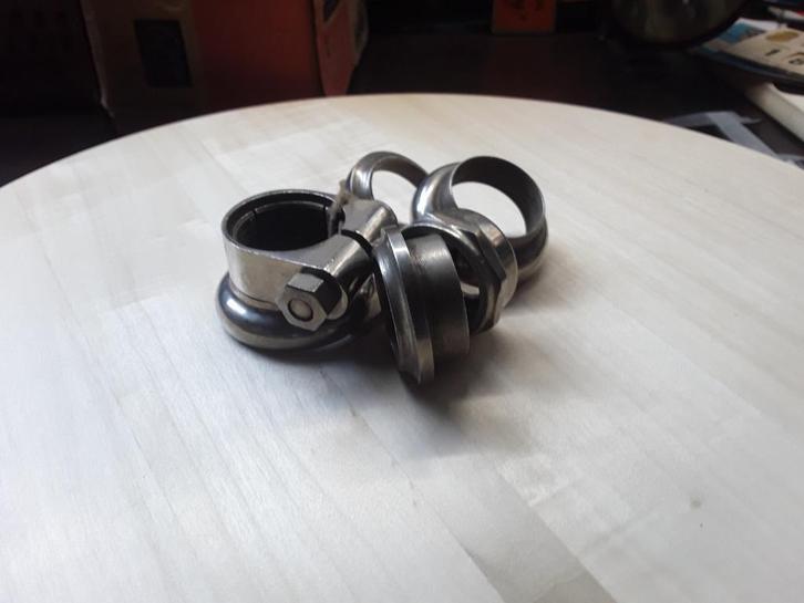 Oldtimer BALHOOFD NIKKEL 33MM transportfiets, hulpmotor,, Fietsen en Brommers, Fietsen | Oldtimers, 59 cm of meer, Ophalen of Verzenden