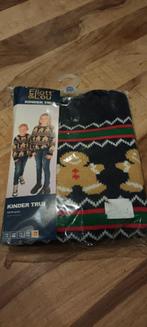 Kinderkersttrui blauw met gemberkoek poppetje maat 158/164, Trui of Vest, Nieuw, Ophalen of Verzenden, Jongen