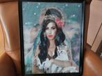 Mooie diamond painting Amy Winehouse ingelijst 40x50 cm, Nieuw, Ophalen of Verzenden