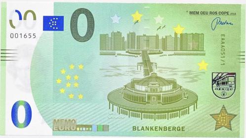 België 0-Euro biljet Blankenberge (Pier), Postzegels en Munten, Munten en Bankbiljetten | Verzamelingen, Bankbiljetten, Buitenland