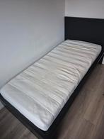 Ikea bed - eenpersoons bed - Matras inbegrepen, Ophalen, Eenpersoons, Zwart, 200 cm