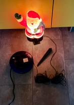 KERSTMAN OP PEN MET VERLICHTING INCL. ADAPTER, Verzenden, Gebruikt