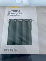 Te koop ringengordijn (kant en klaar), Huis en Inrichting, Ophalen of Verzenden, Zo goed als nieuw, 100 tot 150 cm, 200 cm of meer