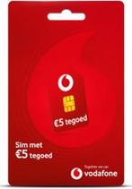 Vodafone Netherland 5€ credit sim, Ophalen of Verzenden, Zo goed als nieuw