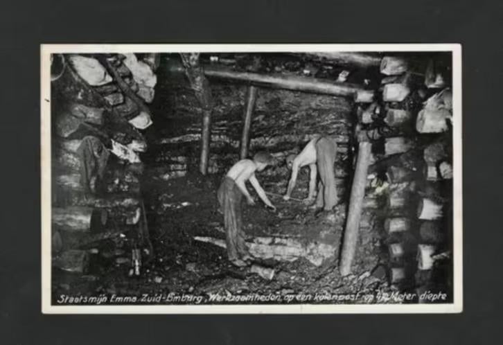 Hoensbroek Staatsmijn Emma Kolenmijn., Verzamelen, Ophalen of Verzenden, 1940 tot 1960, Ongelopen, Limburg