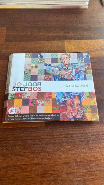 20 jaar Stef Bos Dit is nu later 3 cd’s beschikbaar voor biedingen