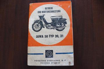 JAWA 50 Typ 20 & 21 1967  klein roller betriebs anleitung beschikbaar voor biedingen