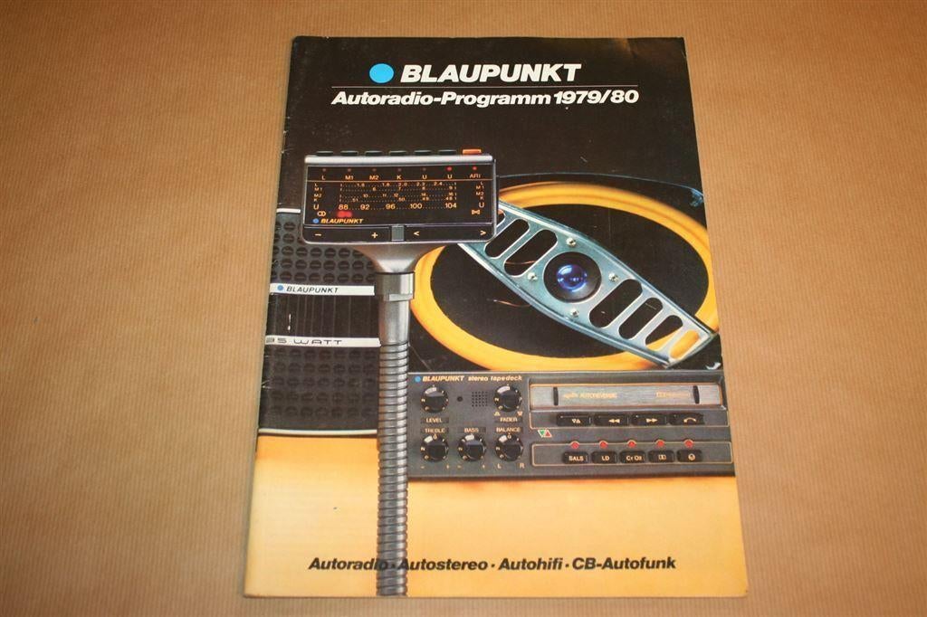 Reclame-uitgave - Blaupunkt autoradio's e.d. 1979/80 !!, Ophalen of Verzenden, Zo goed als nieuw, Overige merken
