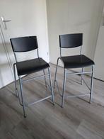 4x Ikea barkruk, Ophalen, Kunststof, 60 tot 90 cm, Zo goed als nieuw