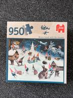 Jumbo Puzzel - Winterbos met Kabouters - 950 stukjes, Hobby en Vrije tijd, Denksport en Puzzels, Ophalen of Verzenden, 500 t/m 1500 stukjes