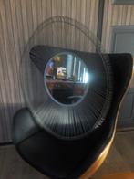 spiegel antraciet draadstaal 1 meter H 80 cm breed, Ophalen, 100 tot 150 cm, Zo goed als nieuw, 75 tot 100 cm