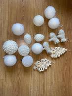 Kerstballen wit, Ophalen of Verzenden, Zo goed als nieuw