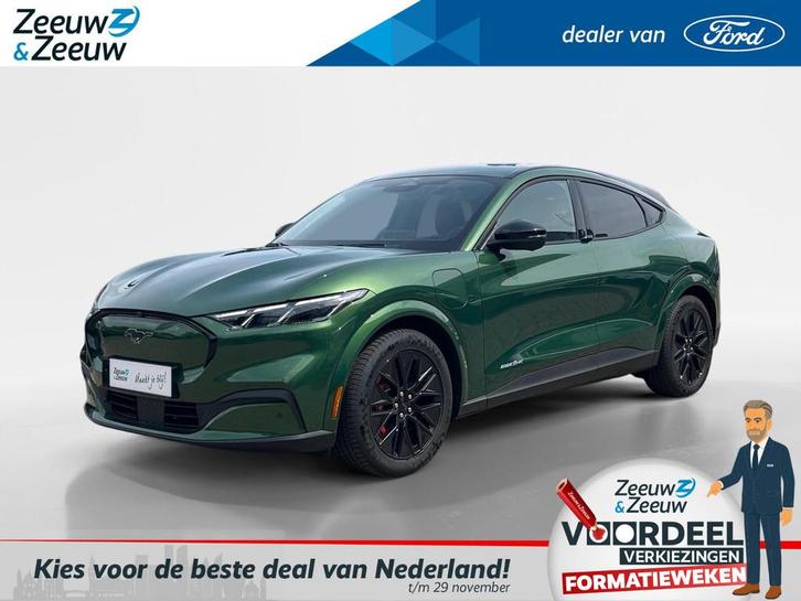 Ford Mustang Mach-E Premium RWD 75 kWh 268pk | €1.000.- ko, Auto's, Ford, Bedrijf, Te koop, Mustang, 360° camera, ABS, Achteruitrijcamera