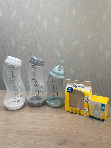 Difrax Flessen Set + Spenen beschikbaar voor biedingen