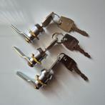 Lockerslotjes, Ophalen of Verzenden, Gebruikt, Chroom, Slot