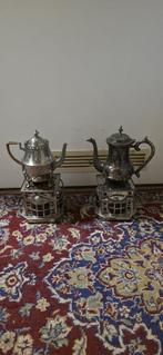 Twee met theepot Vintage Art Deco Theelichthouder /, Antiek en Kunst, Ophalen of Verzenden