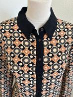 King Louie maat 42 retro blouse, Beige, Maat 42/44 (L), Ophalen of Verzenden, Zo goed als nieuw